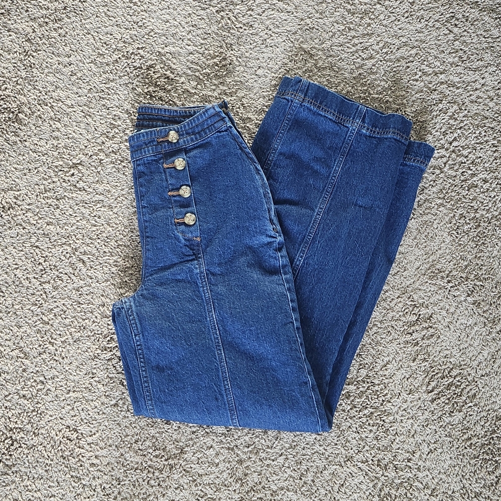High-Waisted Sailor Jeans